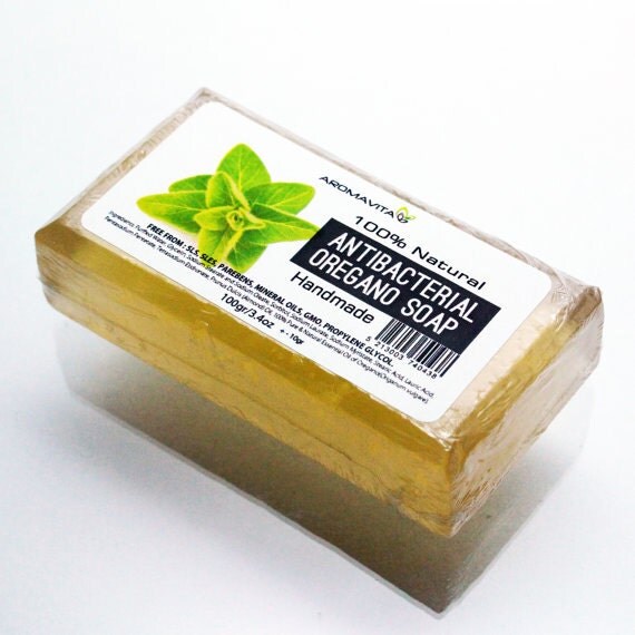 Antibacterial Oregano Soap Natural Strong Antiseptic.
