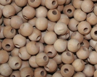 Unfinished Wood Beads 10mm