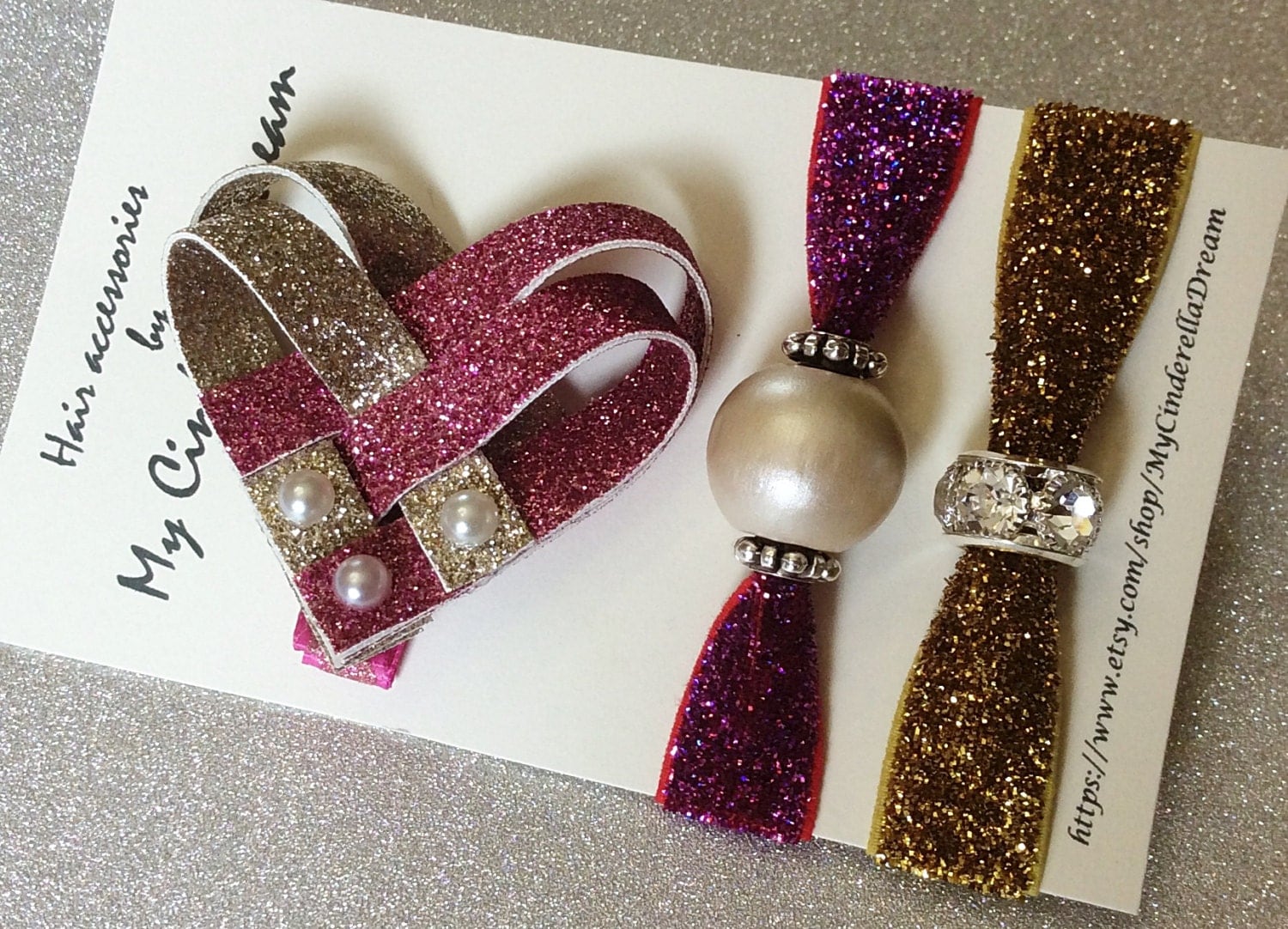 Valentine's Day hair accessories Valentine's by MyCinderellaDream