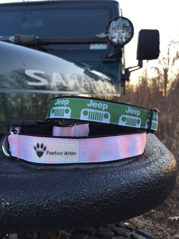 Items similar to Jeep Adjustable Dog Collar on Etsy