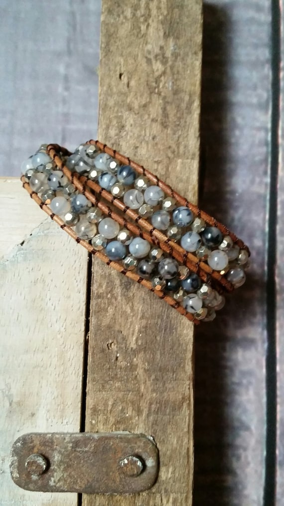 Stunning wrap bracelet by 525ChicStreet on Etsy