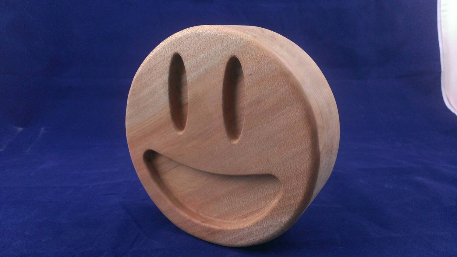 Genuine Handcrafted Wood Emojis Smiley Face LARGE