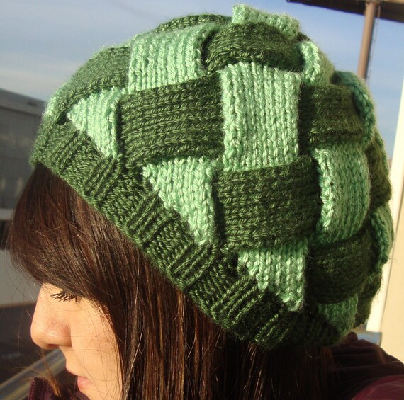 Gorgeous Woven Hat (slouchy beanie style)