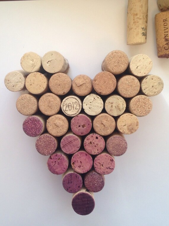 Wine Cork Heart by PinhookCreek on Etsy