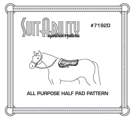PDF All Purpose Half Pad Pattern