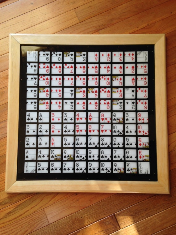 Handmade Wooden Unique Sequence Board Game by KEWoodWorks on Etsy