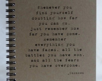 How Far You Can Go Inspirational Journal, Notebook