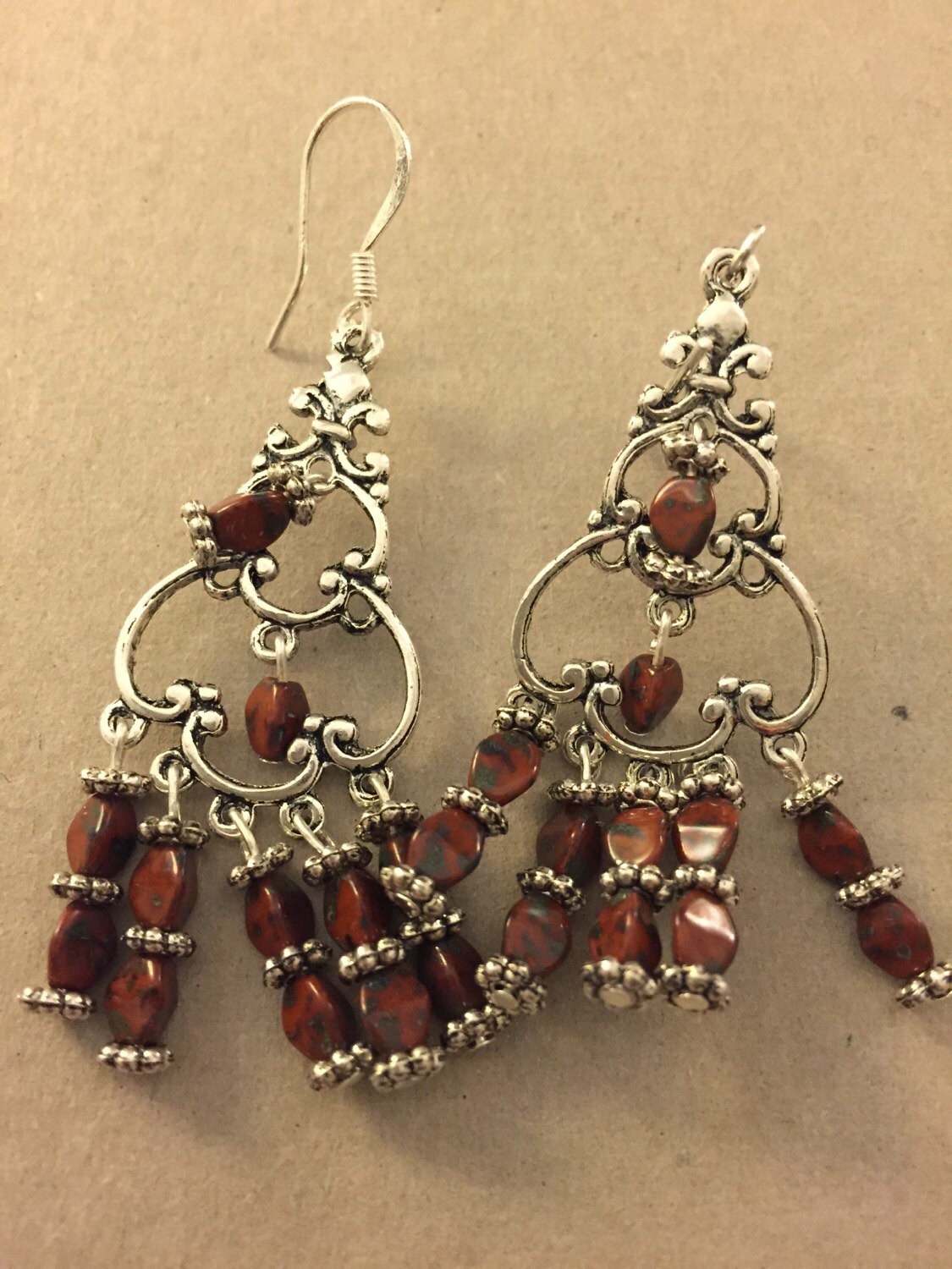 Boho Chandelier Earrings. Free Shipping USA