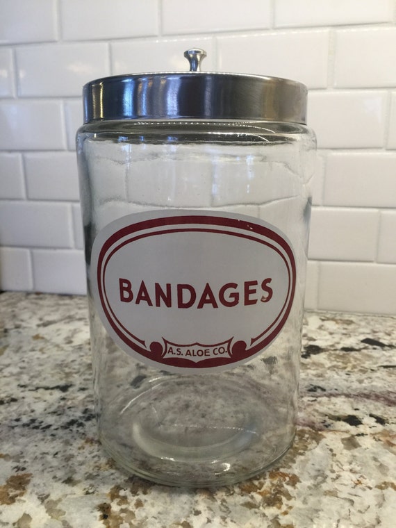 Fantastic vintage medical jar Bandages with by ThomasLangkamp