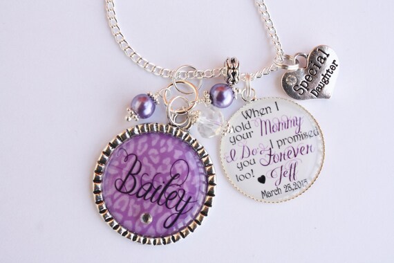 Daughter Half Sister Cheetah Leapord Gift Wedding When I told your ...
