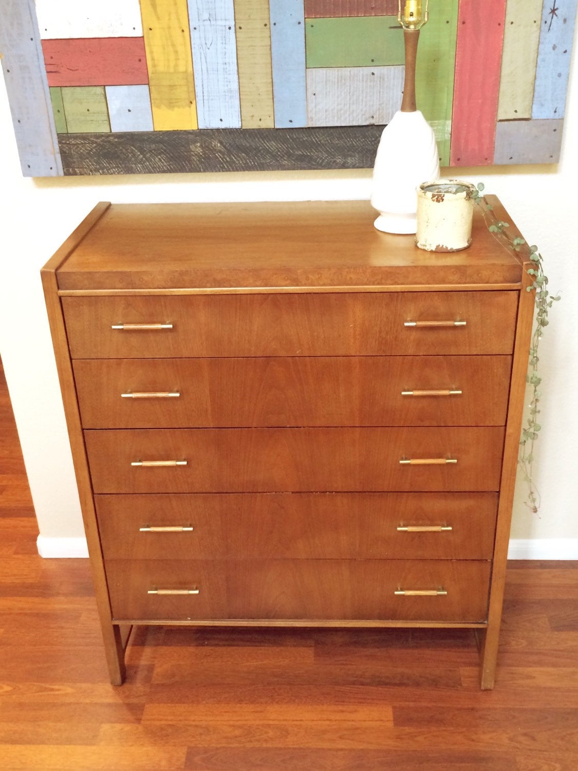 Mid century Drexel six drawer dresser