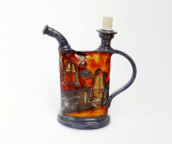 pottery-jug-earthen-pitcher-with-hand-painted-decoration