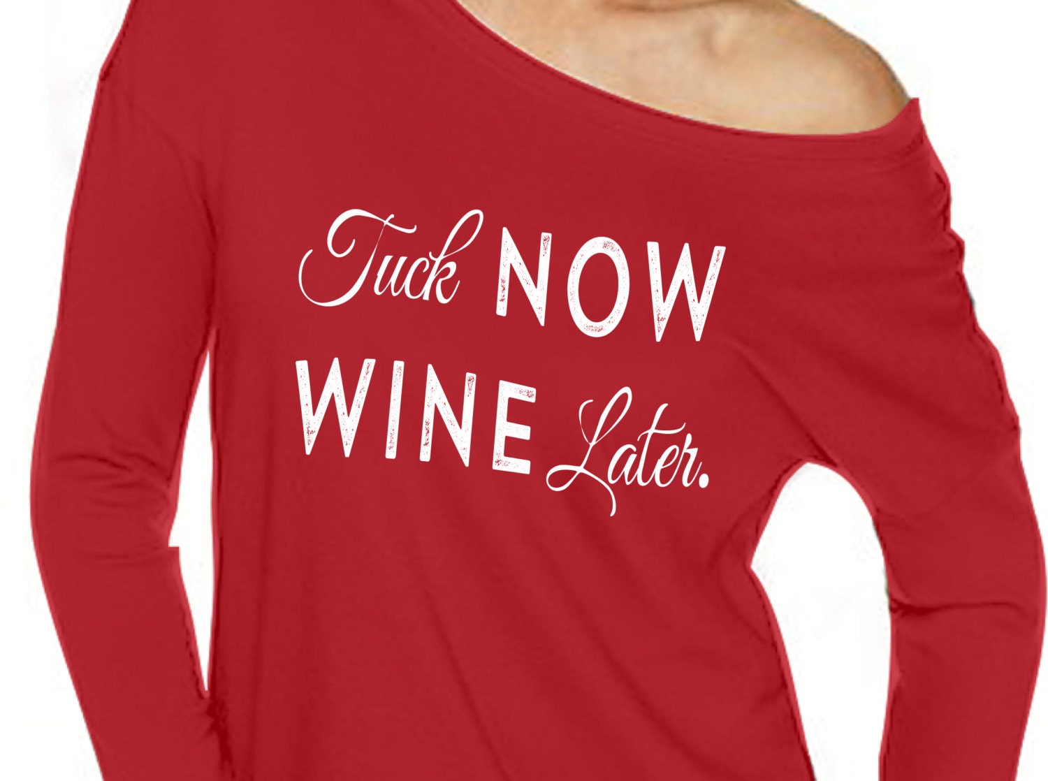 wod now wine later shirt