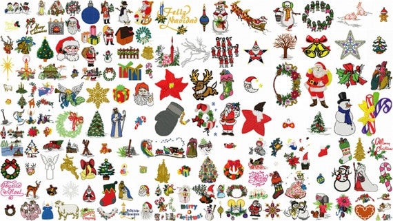 free christmas machine embroidery designs download