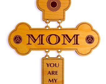 Mom Appreciation Gift,Mom You are my Sunshine,Mothers' day, Valentines Gift to Mom, Wonderful Mom present, Thank you Gift to Mum,Wall Cross.