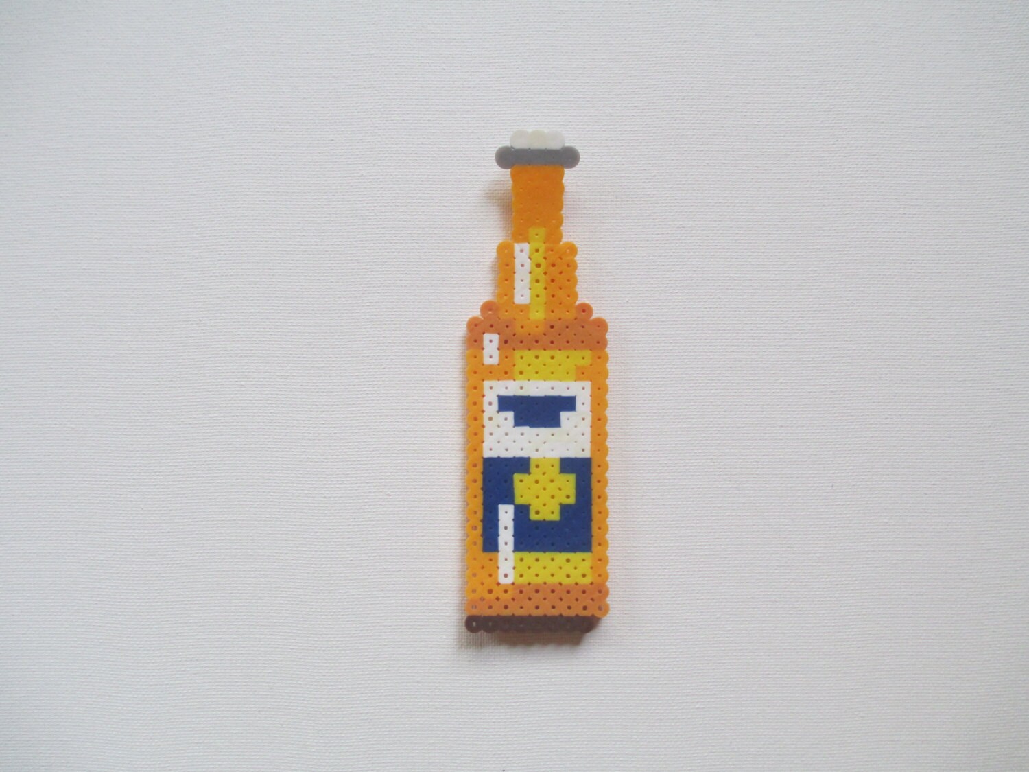 Perler Bead Corona Bottle by BeadieEadie on Etsy