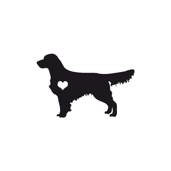 Download Love your Golden Retriever silhouette with by ...