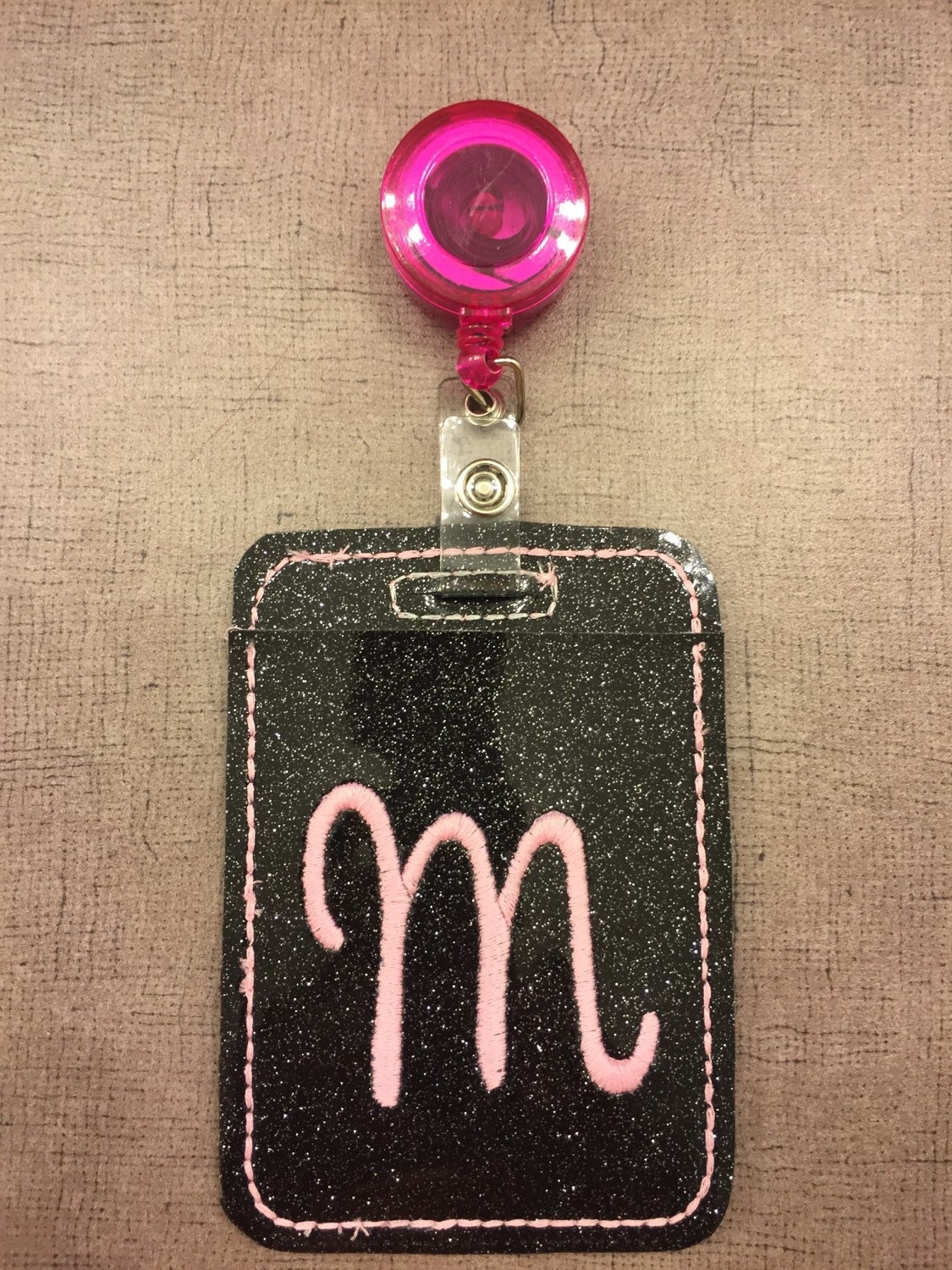 Personalized ID badge holder