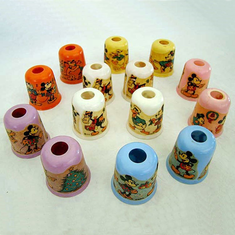 Vintage DISNEY Christmas Light Covers 14 NOMA by