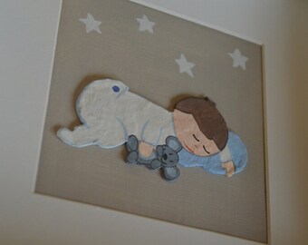 Pictures children in relief and custom - Goodnight