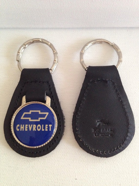 Chevrolet Keychain Genuine Leather Chevrolet Key Chain