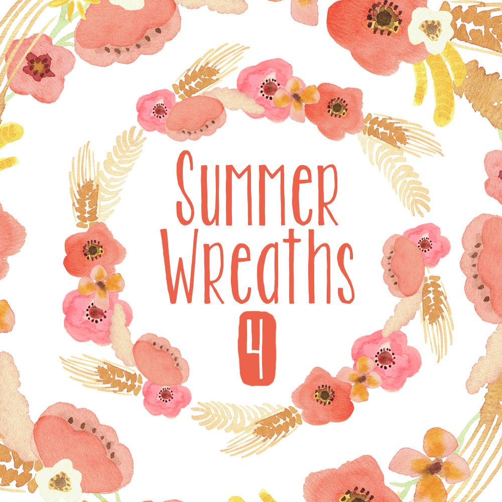 summer wreath clip art - photo #4