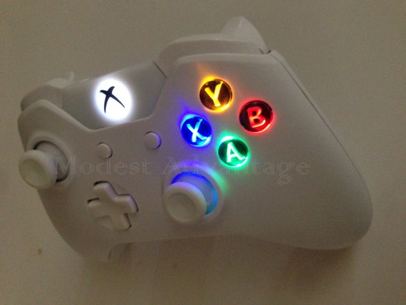 Xbox One controller ABXY underglow