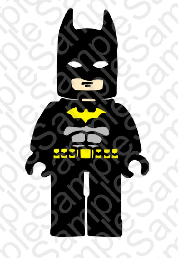 Lego Batman Inspired SVG and DXF Cut Files by BrocksPlayhouse