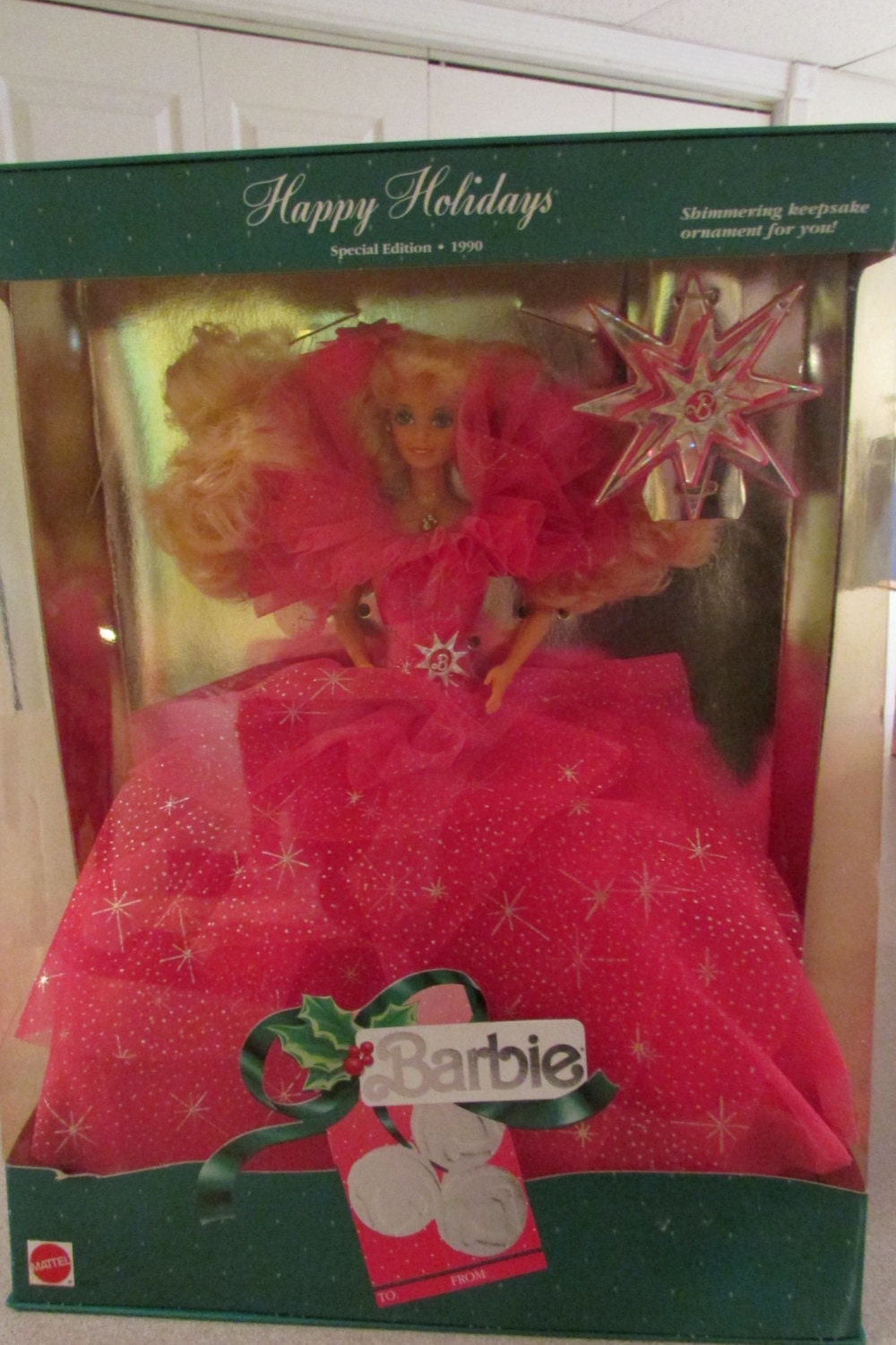 Just Reduced-1990 Holiday Barbievintage toysChristmas