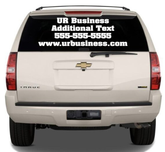 Custom business window decal by KMdecals on Etsy