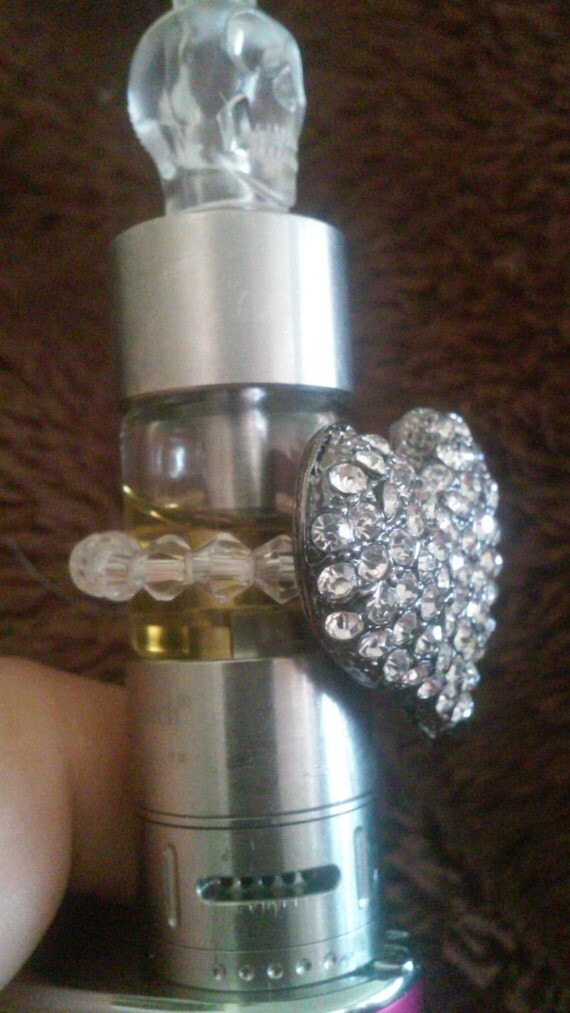 Crystal Heart Vape Charm