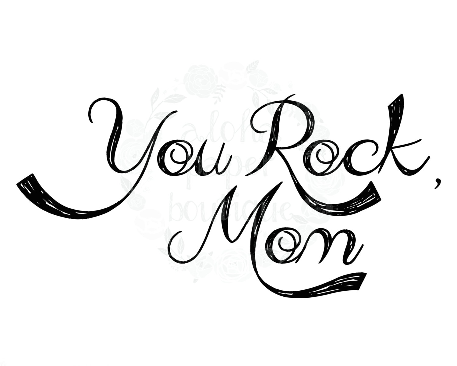 you-rock-mom-card-for-mom-funny-card-for-mom-mom-birthday-etsy