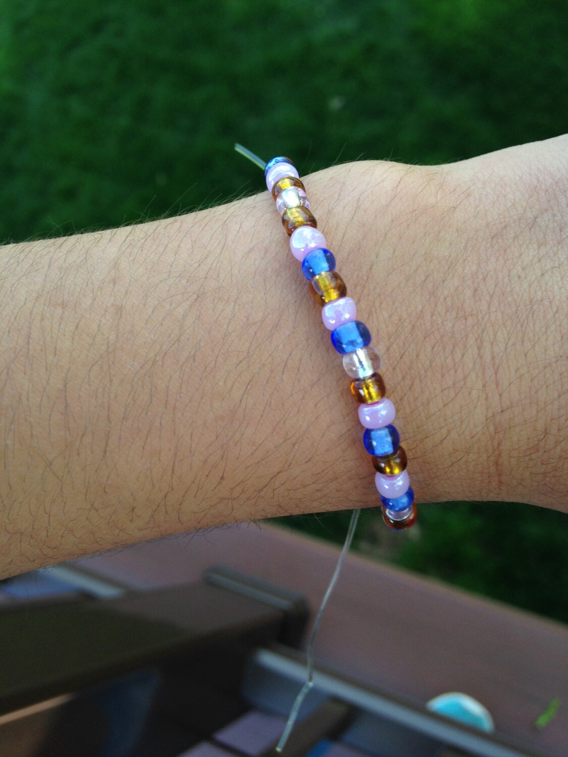 Items Similar To Beaded Stretchy Bracelet On Etsy 0454