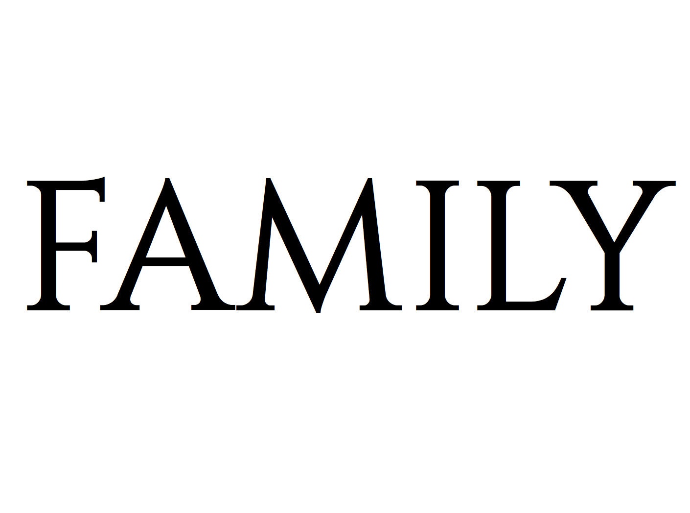 FAMILY Stencil by LightfootStencils on Etsy