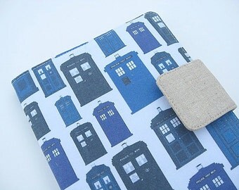 Doctor Dr Who Kindle Cover Tardis Kindle Cover Nook Simple Touch iPad Mini Kobo Cover Case Police Call Blue Box Quotes and Sayings eReader