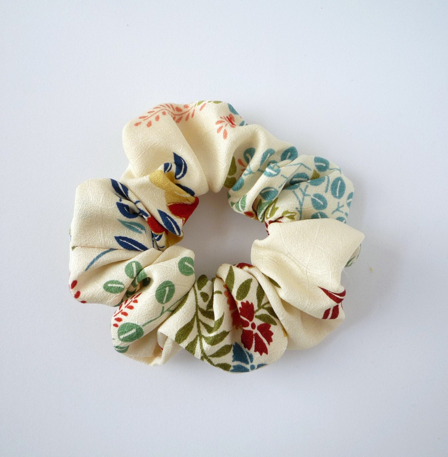Simple Hair Tie Japanese Gift Asian Silk Textile Ponytail