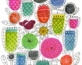 Lisa Congdon Spring Blossoms Art Print