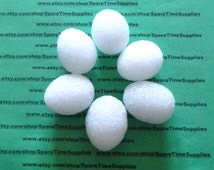 thumbnail image 2 of FloraCraft Styrofoam Eggs, 3 1/6 Inch By 2 5/16 Inch White Egg, Duck 2 of 12