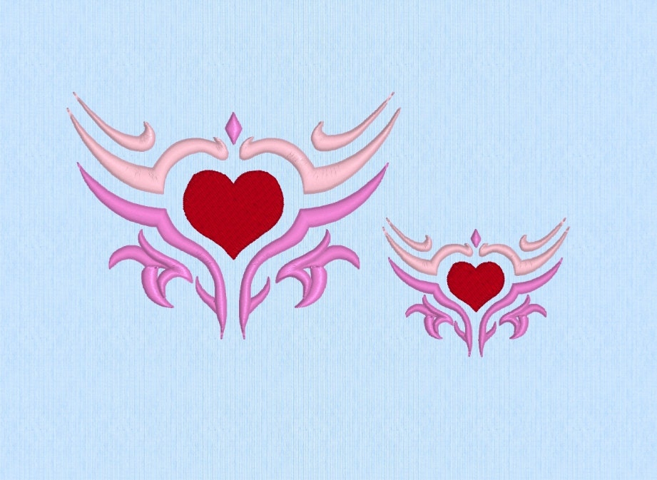 Tribal Heart Machine Embroidery Design File Two Sizes By Lynellen   Il Fullxfull.713425213 Am7s 