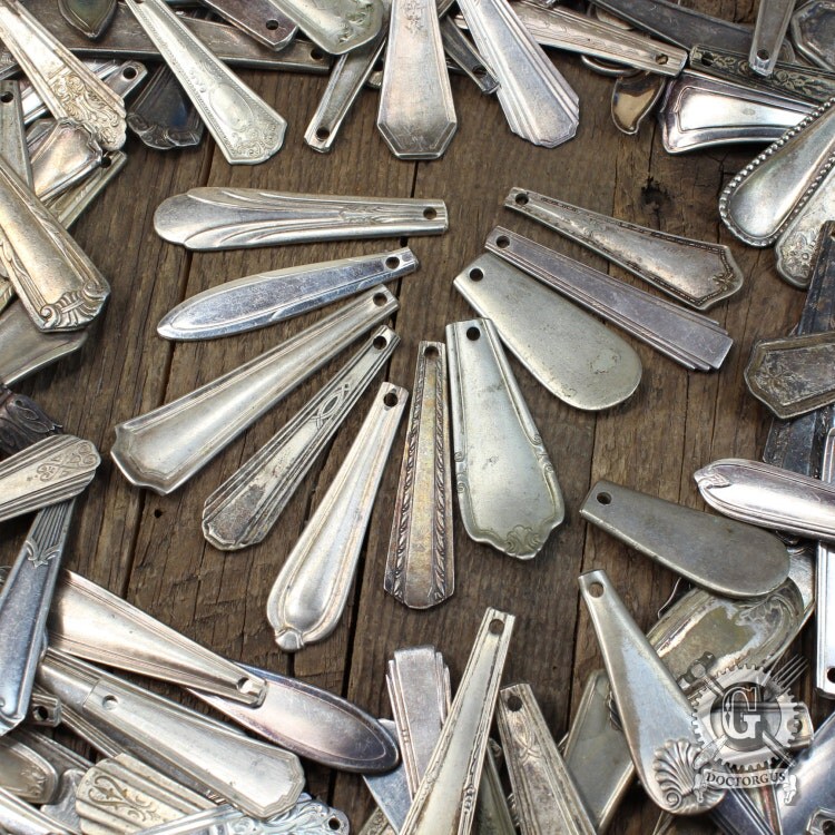 Bulk Spoon Pendant Assortment 10 Pieces Recycled by