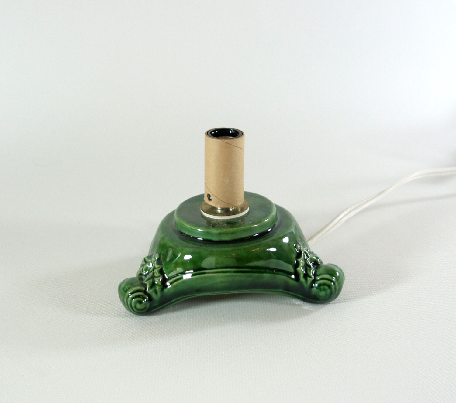 replacement ceramic christmas tree base triangular green replacement ceramic christmas tree base triangular green