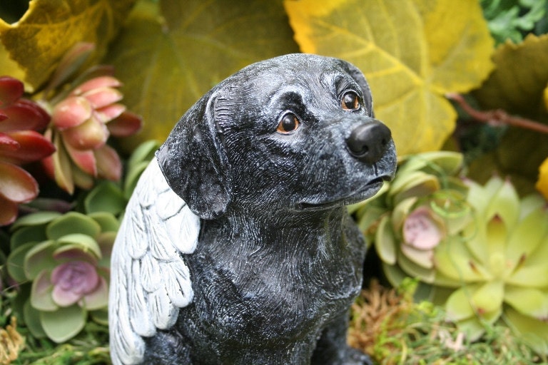 labrador angel statue