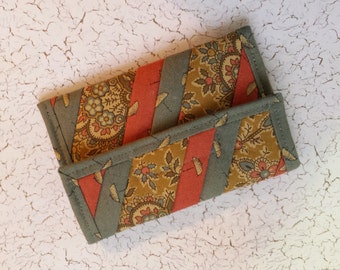 Purple - Handmade Quilted Cotton Coin Pouch 38