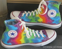 Popular items for tie dye converse on Etsy