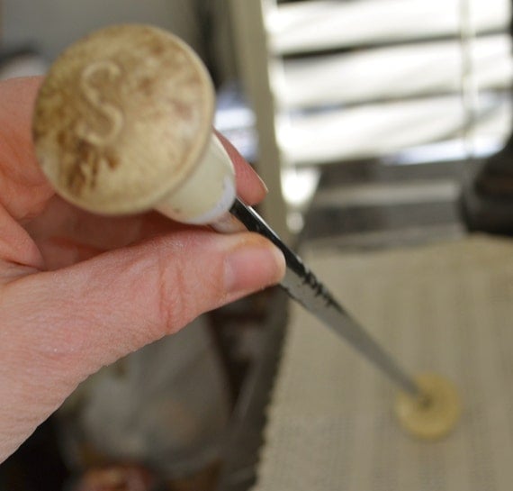 VINTAGE CHROME BATON Lovely Twirling Baton with by StudioVintage