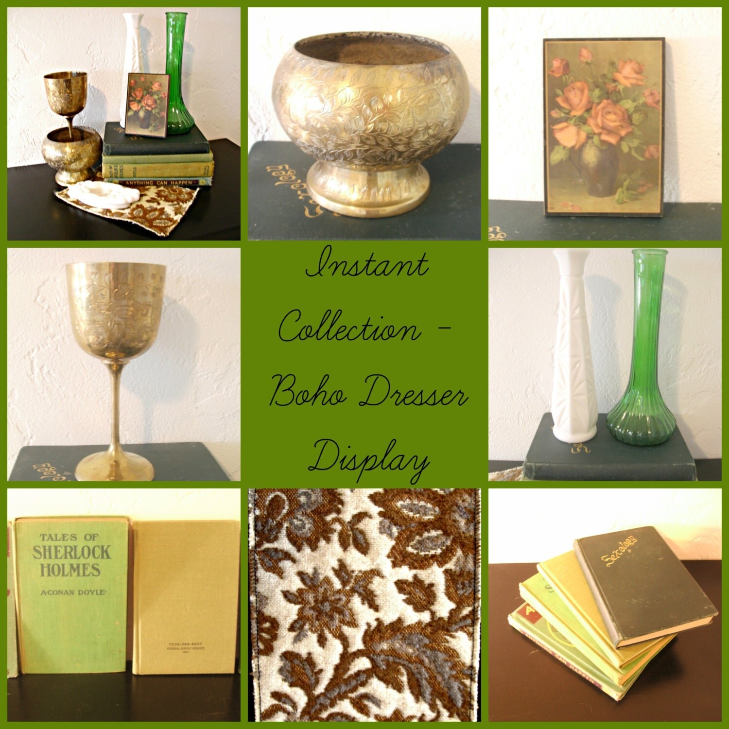 Boho Dresser Display Instant Collection