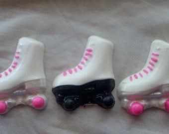 Chocolate Roller Skate Cupcake Toppers