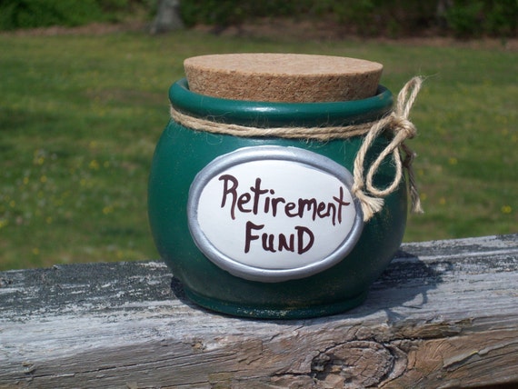 Retirement Fund Jar Ceramic