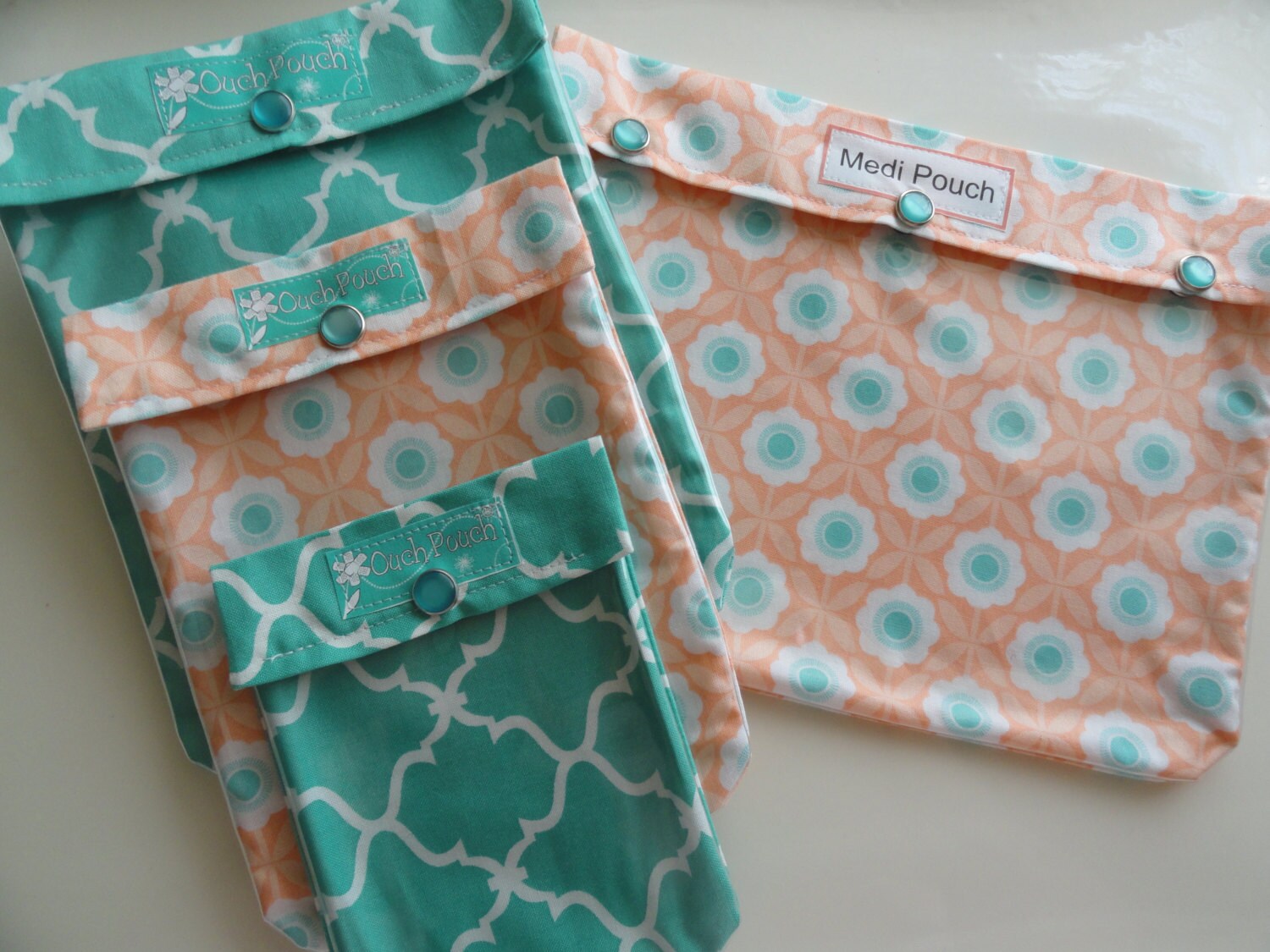 Ouch Pouch Collection All 4 Sizes 'Clear by