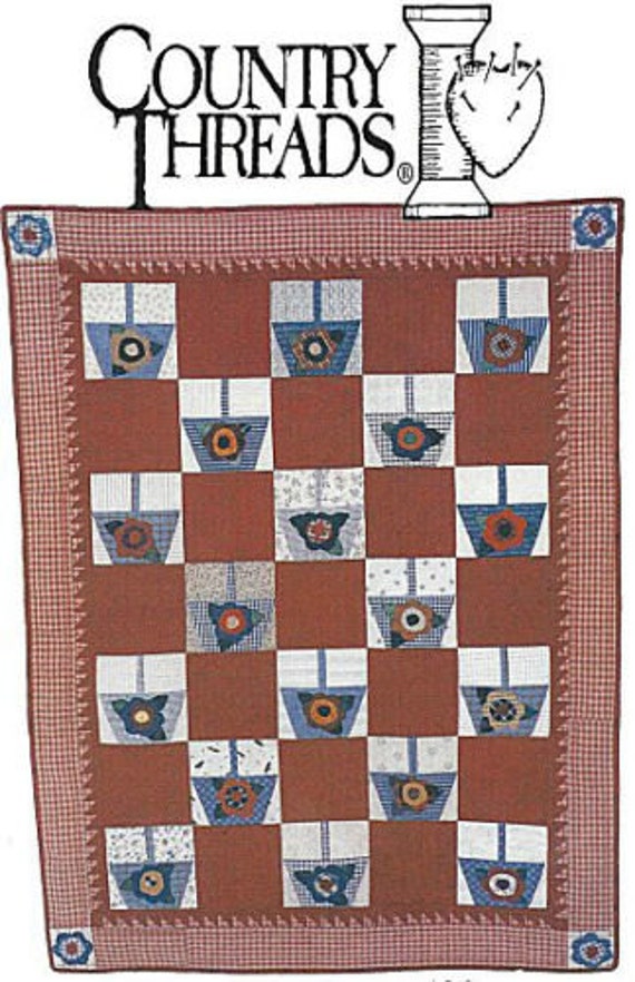 May Baskets quilt pattern by Country Threads